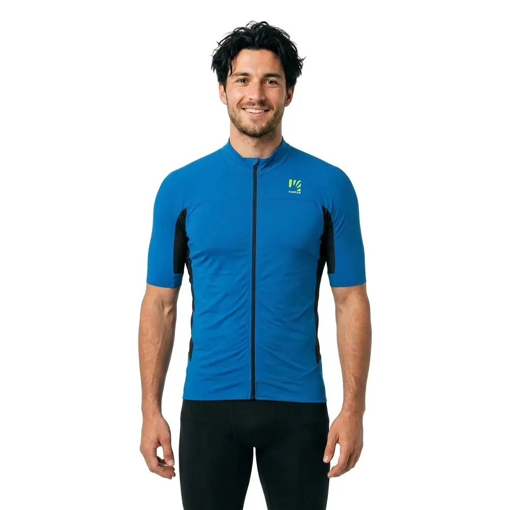 Maglia A Maniche Corte Pralongia Evo Indigo Bunting / Black - karpos - FashionsVida