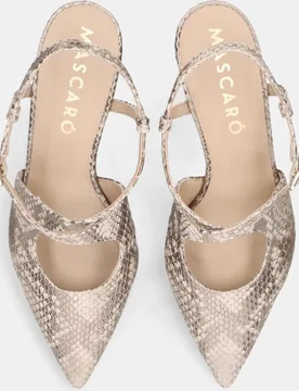 Zapatos de salón Phoebe de mujer en napa serpiente - Mascaró - FashionsVida