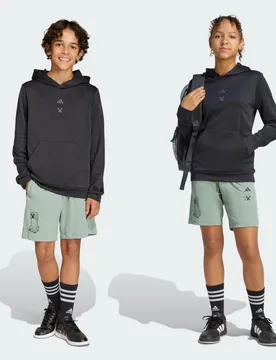 Training Short MINECRAFT 15-16A Silver Green - Adidas - FashionsVida