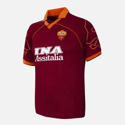 AS Rom Retro-Trikot 1999/20 - Rouge - unisex - Size: M