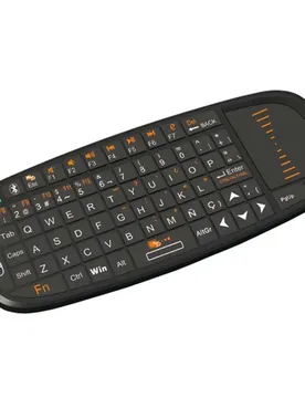 Technologies Mini Clavier Présentateur De Clé Bleue Black One Size unisex