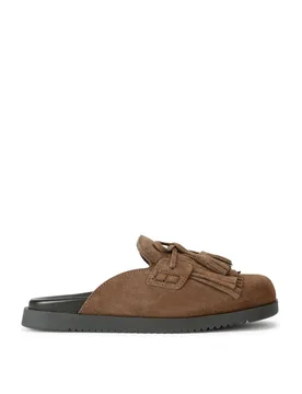 Women's 'Maurea Mid Brown' Suede Flats in Brown Size: 4 - Brown - Size: 4 - Steve madden - FashionsVida