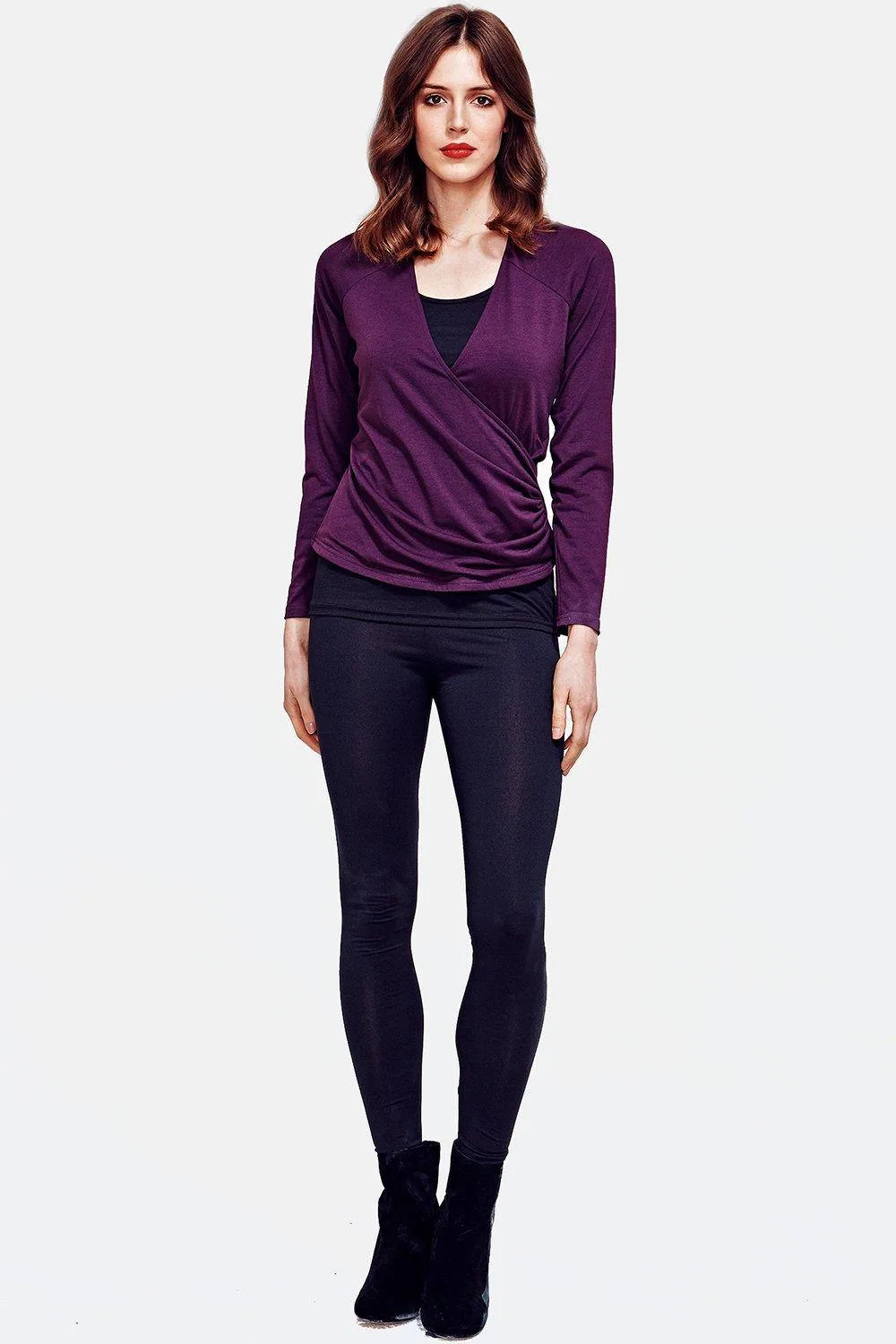 Tech-Fabric All Day Leggings Pants - Black - Size: 8 - Hot Squash - FashionsVida