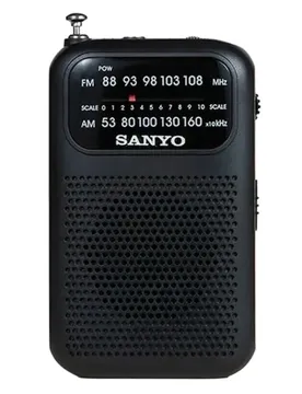 Radio Portable Ks112blk Black One Size unisex