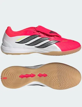 Scarpe da calcio Predator Pro Fold-Over Tongue Indoor 46 2/3 Lucid Red / Core Black / Cloud White - Adidas - FashionsVida