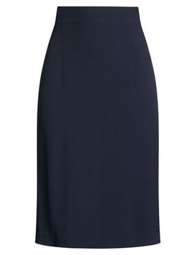 Midi-Rock Damen Nachtblau 34,36,38 Damen