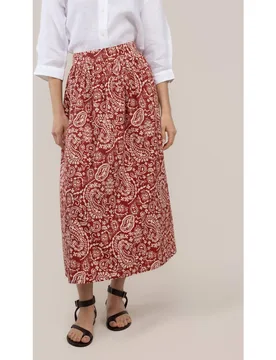 Falda midi estampado de mujer florence - El Ganso - FashionsVida