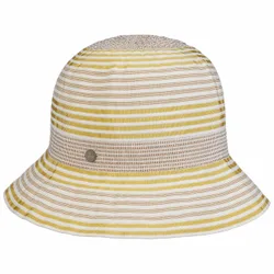 Summertime Stripes Braided Hat by - yellow - Damen - Size: One Size