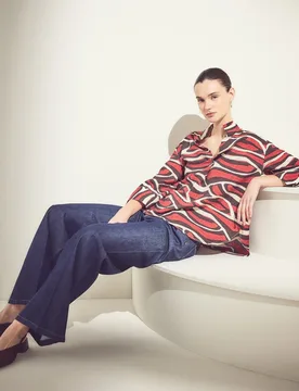 Top de mujer safari estampado hojas - Woman El Corte Inglés - FashionsVida
