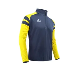 Sweat à Demi-zip Kemari Blue / Yellow L