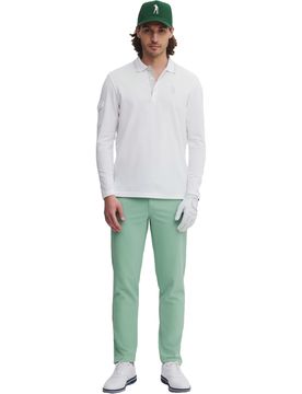Polo Icon Cotton, langarm, weiss xl