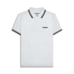 Mens White Twin Tipped Polo Shirt - Male - White - X-Large