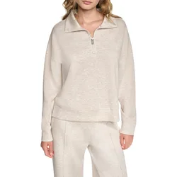 Felpa Con Mezza Zip Dw5900295 Cortdo Heather Beige S