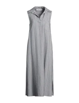 Midi-Kleid Damen Taubenblau 38 Damen - SHIRTAPORTER - FashionsVida