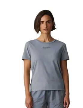 T-shirt à Manches Courtes Graphic Slate / Blue L