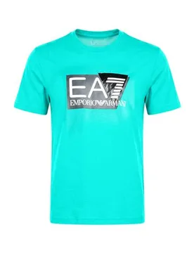 T-shirts Herren Tūrkis L,M,S,XL,XXL,XXXL Herren - EA7 - FashionsVida
