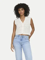 Only Strickjacke Weiß XL