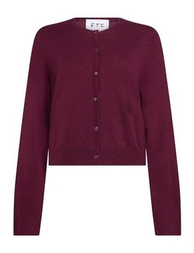 Strickjacke Damen Pflaume XL Damen