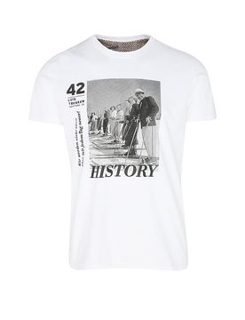 T-Shirt LULUIS weiss M herren