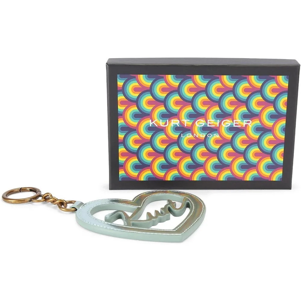 Llavero en forma de corazón con logo - Kurt Geiger - FashionsVida