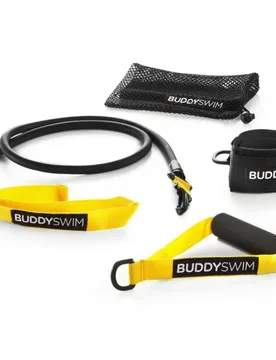 Ultimate Dryland Resistance Band Black / Yellow Light unisex - Buddyswim - FashionsVida