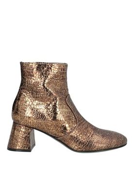 Stiefelette Damen Bronze 36,37,37.5,38,38.5,39,40 Damen