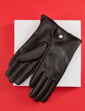 Sinsay - Muffole in ecopelle - nero
