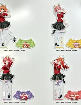 Anime The Quintessential Quintuplets Itsuki Nakano Animal Ear Dressing Dance Version Acrylic Stand Model Plate Keychains - Aliexpress - FashionsVida