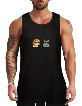 Lion and chinzhilla Tank Top Durable Work Tank Top Outdoor Utility Sleeveless Shirt - Aliexpress - FashionsVida