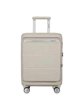 Trolley da cabina PARALUX SPINNER 55cm espandibile Stone Grey crema - Samsonite - FashionsVida