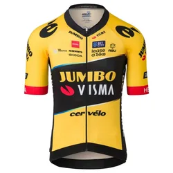 Maillot à Manches Courtes Jumbo-visma Premium Replica 2023