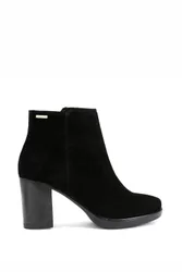 Silver Chelsea Boot' Suede Boots - Black - Size: 7
