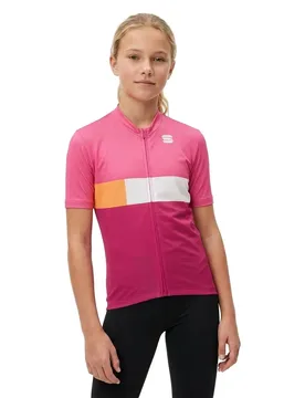 Maglia A Maniche Corte Snap Carmine / Rose Cyclamen - Sportful - FashionsVida