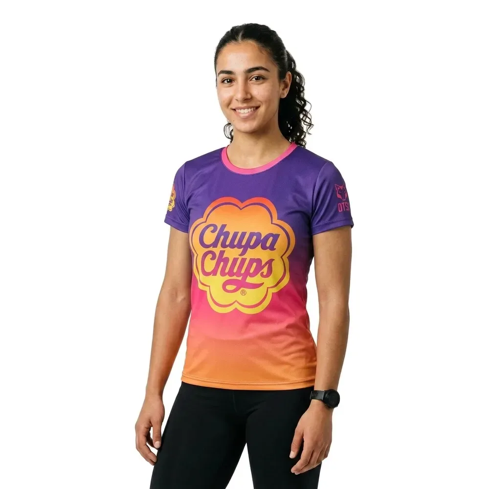 Maglietta A Maniche Corte Chupa Chups Super Tasty Multicolour S - OTSO - FashionsVida