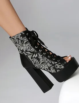 Spring/Summer New High Heel Shoes Women's Sandals Fish Mouth Shoes Cross Belt Style Open Toe Thick Bottom High Heel Sandals - Aliexpress - FashionsVida