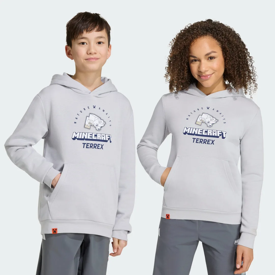 Felpa con cappuccio Minecraft Terrex 9-10A Light Solid Grey - Adidas - FashionsVida