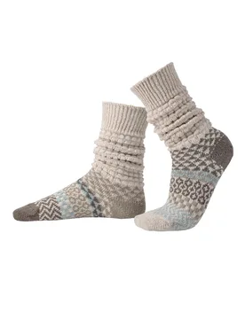 Unisex Mismatched Slouch Sweater Fusion Socks - - Size: L - Solmate - FashionsVida