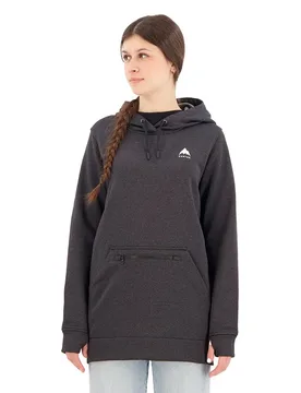 Sweat à Capuche Oak Long True Black Heather XL - Burton - FashionsVida