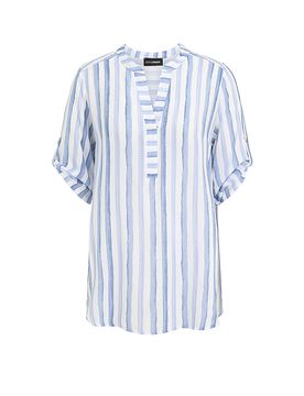 Bluse blau 48 damen