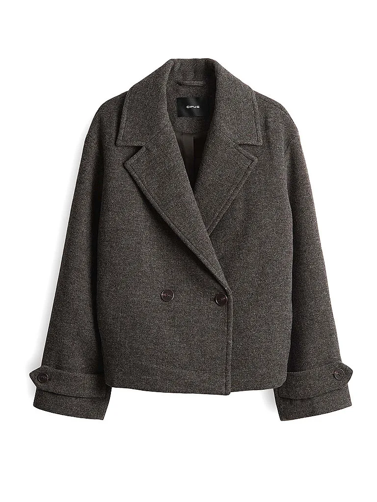 Chaqueta de lana HALLYN gris 34 - Opus - FashionsVida