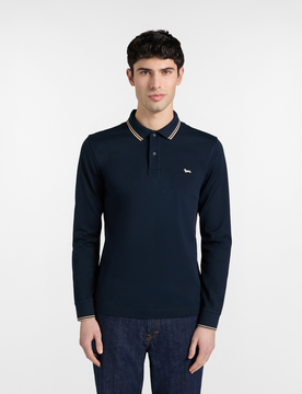 Harmont&blaine polo uomo blue navy