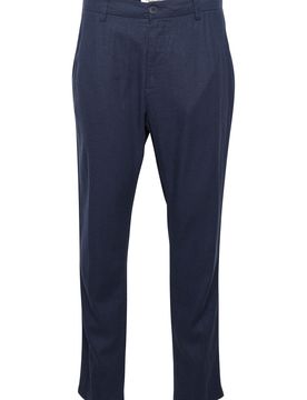 Solid Pantalón chino navy