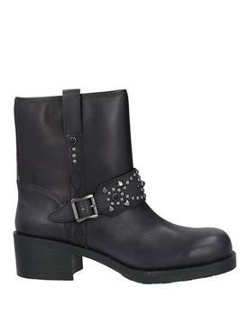 Botines de caña alta Mujer Negro 36 Mujer