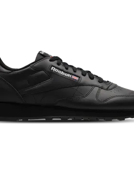 Classic Herren Sneaker - Schwarz - Größe 42 - Leder Black 42 - Reebok - FashionsVida