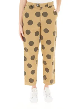 Pantalone in cotone SABBIA XS - MAISON CRAZY WORKER 3.2 - FashionsVida