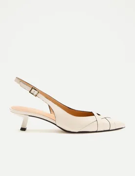 Zapato tacón, destalonado cruzado - Latouche - FashionsVida