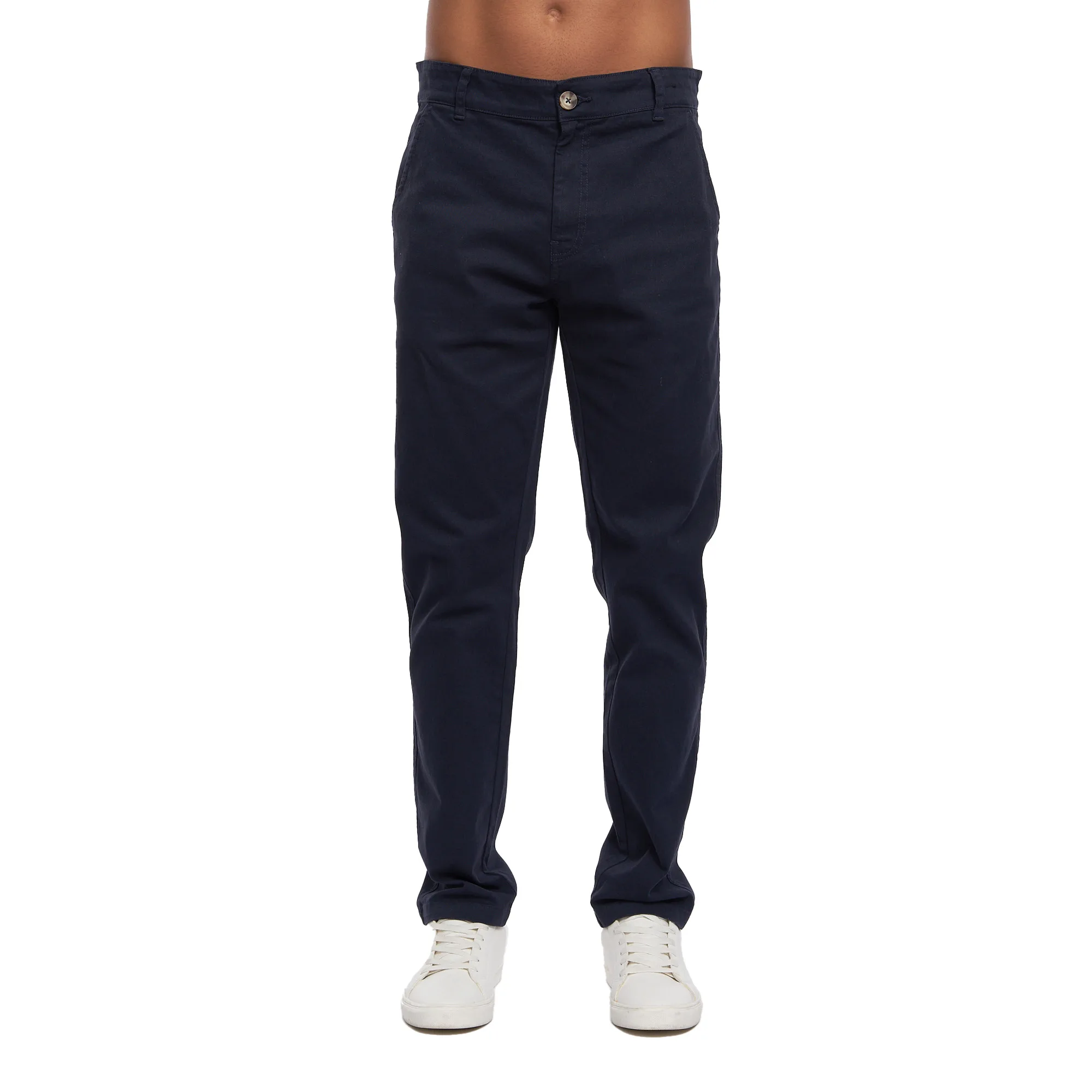 Mens Roysden Chinos (Navy) - Size 40 Short - Crosshatch - FashionsVida
