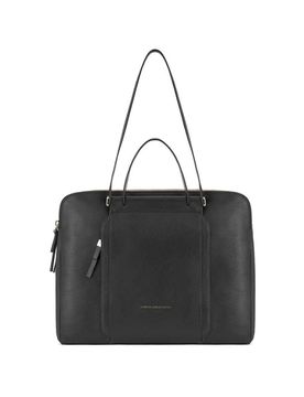 Borsa Circle Donna Cartella Pelle Nero - CA5730W92-N