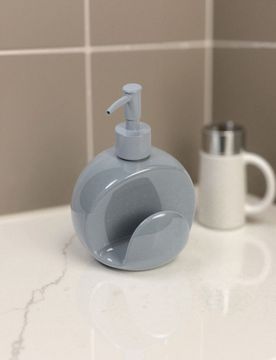 Dispenser per liquidi con pompa - grigio chiaro