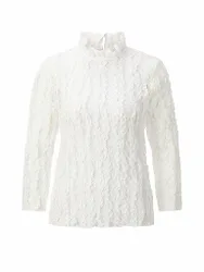 Richroyal Blusa-camicia crema 36